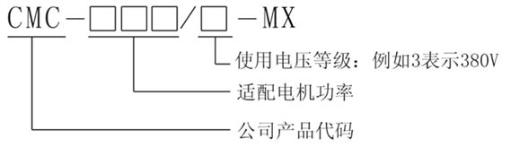 CMC-MX软起动器型号说明